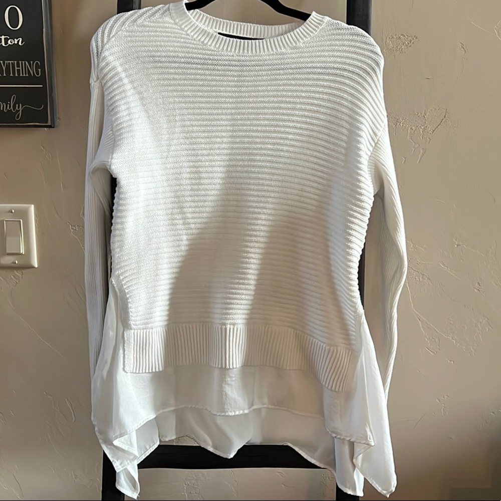 Simply Vera Vera Wang White Sweater